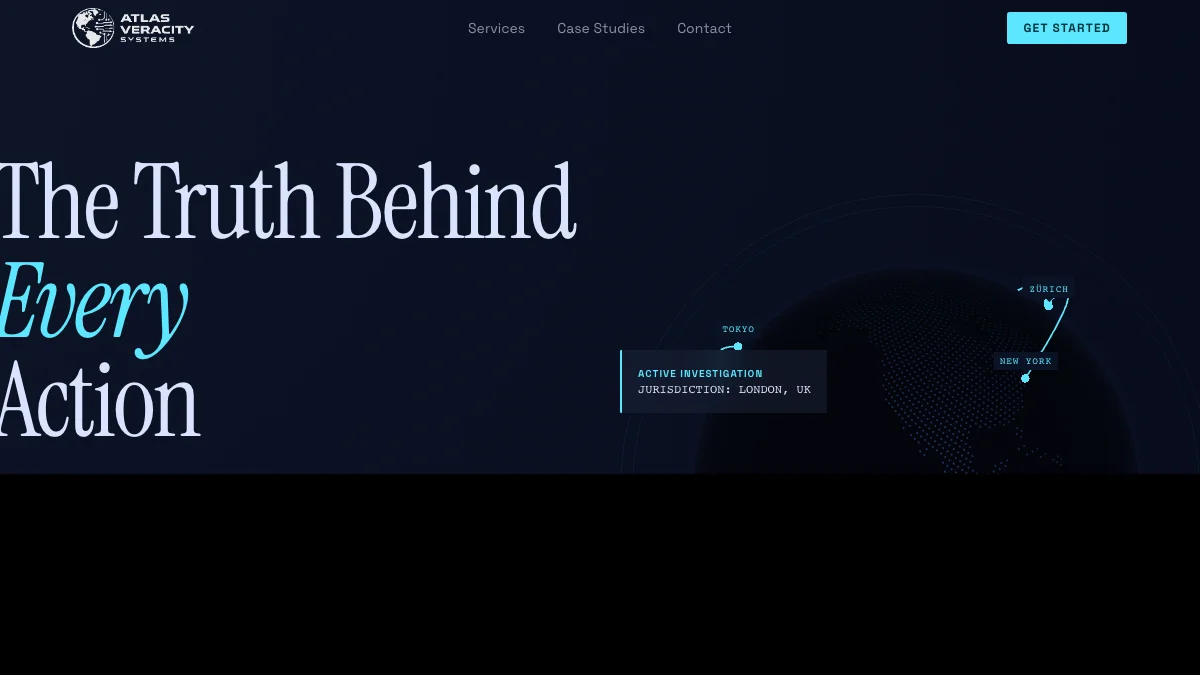 Atlas Veracity — Corporate Intelligence Platform